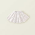 thumbnail image 2 of Hifoo Toddler Girls Tiered Layer Shirred Smocked Skirts Casual Cute High Waisted Pleated Ruffle Flowy Elastic Skirts For Child White 6-7 Years, 2 of 9