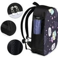 thumbnail image 5 of YFYANG 17" Laptop Backpack, Cute Cupcake Doodle Fashion Travel Work Backpack with USB and Headphone Cable Interface for Men and Women, 5 of 8