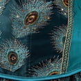 thumbnail image 6 of DGMIOCS Corsets for Women Vintage Lace Bustier Tops for Party Wedding Halloween Floral Tops Shapewear Blue S, 6 of 9