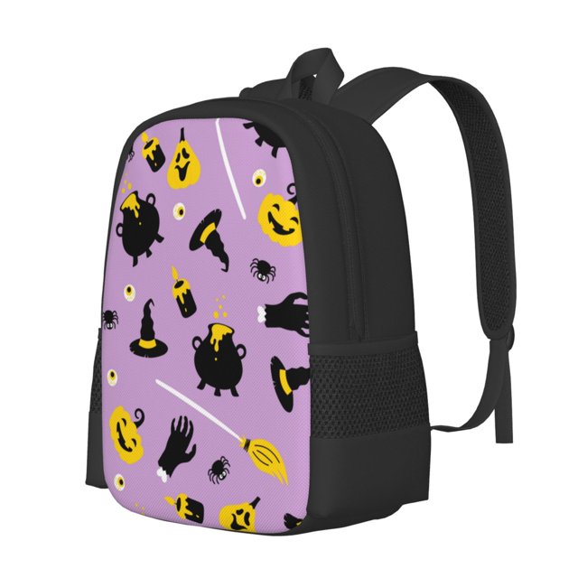 Balery Cute Halloween Mochila para hombre y mujer - Tela Oxford 600D resistente - Gran capacidad, resistente al agua, ideal para la escuela, viajes y senderismo