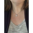 thumbnail image 3 of Silver Paw Print Kitty Cat Dog Pewter Charm Necklace Pet Keepsake Remembrance Gift (18 Inch), 3 of 7