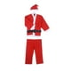 thumbnail image 1 of Traje de 4 piezas para niños Traje de Papá Noel con cinturón para niños Niños Niños de 4 a 6 años, 1 of 4