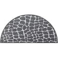 thumbnail image 1 of Animal Collection Custom Size Animal Print Area Rug for Living Room, Dining Room, Kitchen, Bedroom, Kids, Crocodile Light Grey - 48" x 96" Half Round, 1 of 1