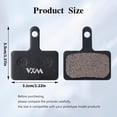 thumbnail image 2 of Bike Brake Pads, 4 Pairs – Compatible with Shimano MT200, M355, M446 & Tektro Brakes – Hybrid Semi-Metallic, Quiet, Durable Disc Brake Pads for Mountain Bikes, 2 of 8