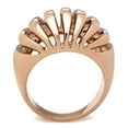 thumbnail image 3 of IP Rose Gold(Ion Plating) Brass Ring with No Stone for Women Style GL162, 3 of 4
