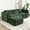 Green, variant on Aukfa 112" Cloud Sectional Sofa Oversized Modular Boneless Couch Deep Seat Reversible L-Shaped Couch for Living Room, Chenille, Dark Gray
