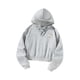 thumbnail image 3 of Sudaderas con capucha informales para mujer, ropa de gimnasio para mujer, jersey con capucha y cordón holgado XL, 3 of 8