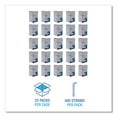 thumbnail image 3 of 7.75 in. Wrapped Jumbo Plastic Straws - White/Red Stripe (400/Pack, 25 Packs/Carton), 3 of 7