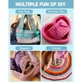 thumbnail image 5 of 1/2pcs T-Shirt Yarn for Crocheting & Knitting - Chunky Thick Yarn for Bags, Blankets, Cushions, Slippers & More - 100g (3.5oz), DIY Handmade Knitting Gift, 5 of 7
