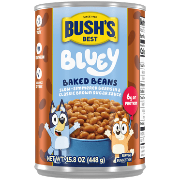Bush's Bluey Baked Beans, Canned Beans, 15.8 oz Can