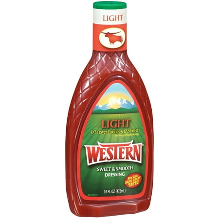 Western Light Salad Dressing 16 Oz Plastic Bottle