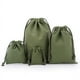 thumbnail image 5 of Bolsa de almacenamiento con cordón de algodón, bolsas de lona blanca para dulces, regalo, bolsa reutilizable, artículos diversos para el hogar, bolsas a prueba de polvo para organizar, 5 of 5