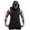 Black, variant on COOFANDY Men's Workout Hooded Tank Tops Bodybuilding Muscle Cut Off T Shirt Sleeveless Gym Hoodies