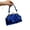 blue, variant on Foreign trade bag women's new 2022 foreign style bright leather one shoulder crossbody clip bag fashionable portable dinner bag dumpling bag