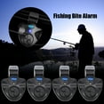 thumbnail image 4 of Alarma electrónica de mordedura de pesca de 4 piezas con indicador de luces LED de sonido, 4 of 8