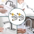 thumbnail image 7 of The faucet supply line is threaded inside, and the faucet hose connects the kitchen bathroom sink to the water supplystyle:style3;, 7 of 7