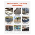 thumbnail image 4 of Plastic Sheeting 10 Mil Heavy Duty 20' x 100', Black Polyethylene Drop Cloth, 4 of 6