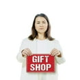 thumbnail image 3 of Gift Shop Street 8 Inch x 12 Inch Novelty Plastic Sign Souvenirs Smiles Inside Durable Weatherproof UV Protected Perfect for Stores Stands Lobbies Fun Gift for Shop Owners Hosts, 3 of 6