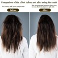 thumbnail image 3 of OPALESQUE Travel Hair Brush, 2 Pcs Folding Hair Brush with Mini Mirror, Compact Hair Brushes Hair Styling Tools for Gym, Trip, Purse, Swimming, Silver & Gold, 3 of 7