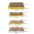 thumbnail image 3 of Rascador para mascotas con Catinp Cat-Scratcher Cartón Lounge-Bed Scratcher Pad, 3 of 8
