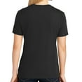 thumbnail image 2 of California Sign logo Ladies Big Size Core Cotton V neck T-Shirt - Jet Black XL, 2 of 2