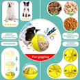 thumbnail image 3 of Juguete interactivo amarillo para gatos, pelota interactiva con dispensador de comida, vaso para gatos, juguete inteligente para gatos, adecuado para entrenamiento y educación de gatos., 3 of 5