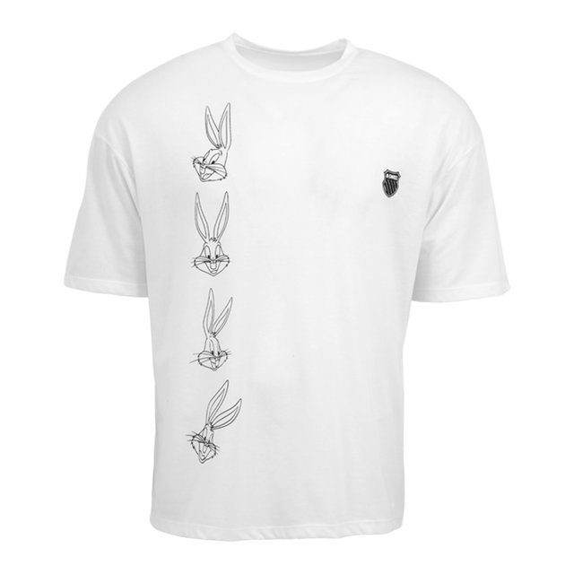Playera K-Swiss BUGSCL Para Hombre Color Blanco