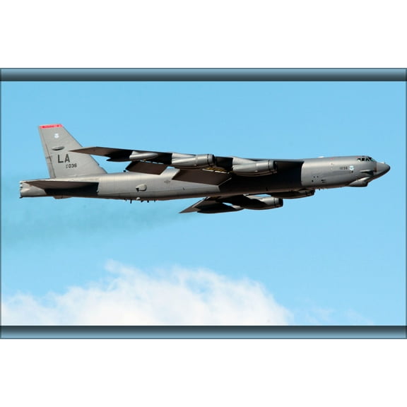 24"x36" Gallery Poster, Boeing B-52 H-175-BW Stratofortress 96th Bomb Squadron