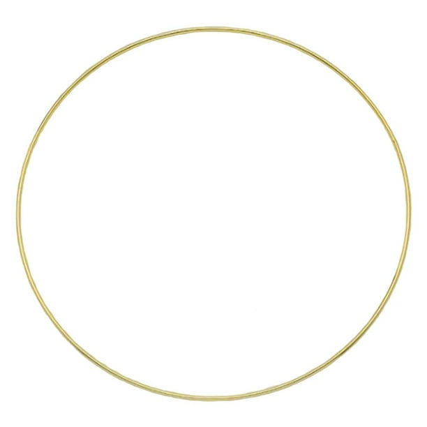 Suministros para anillos de oro, aros de metal, anillo de macramé para manualidades de 5 cm, 8 cm, 10 cm, 12 cm, Los 8cm