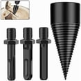thumbnail image 1 of Log Splitters,42mm Wood Splitter Drill Bit, Tapered Wood Splitter for Wood Drill and Wood Milling Cutter, Durable Splitting Screw Cone Wood Chipper To, 1 of 5