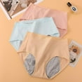 thumbnail image 6 of Women High Waist Period Panties 4 Pack Underwear Menstrual Breathable Leakproof Pants, 6 of 7