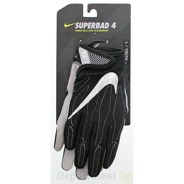 maorí Mezquita temperamento Nike Youth Superbad 4.0 Receiver Gloves Size Large - Walmart.com