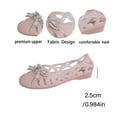 thumbnail image 6 of Ticikt Women's Jelly Sandals Ballet Shoes On Flats Hollow Out Loafers, 6 of 9