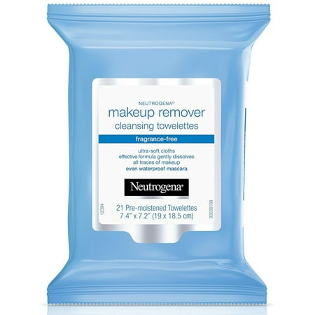 3 Pack - Neutrogena Make-Up Remover Cleansing Towelettes Fragrance-Free 21 ea
