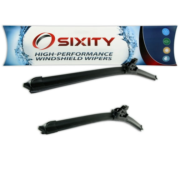 Sixity Auto XTS Frameless Front Windshield Wiper Blades compatible with Chrysler Town & Country