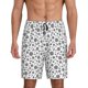 thumbnail image 1 of Balery Nautical Themed Simple Anchors Pantalones cortos de pijama de punto de algodón para hombre con cinturilla y bolsillos-3X-Large, 1 of 6