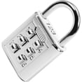 thumbnail image 1 of HUGFEGWE 6 Digit Combination Padlock Push Button Lock for Suitcase Luggage Drawer Door Toolbox,Fixed Gym Cabinet Door Toolbox Padlock Gym Sports School and Employee Lock, Silver 1Pcs UA824-6863, 1 of 7