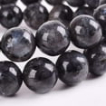 thumbnail image 2 of Angelstones Natural Larvikite Gemstone 10mm Round Beads Stretch Bracelet 7 Inch Unisex, 2 of 2