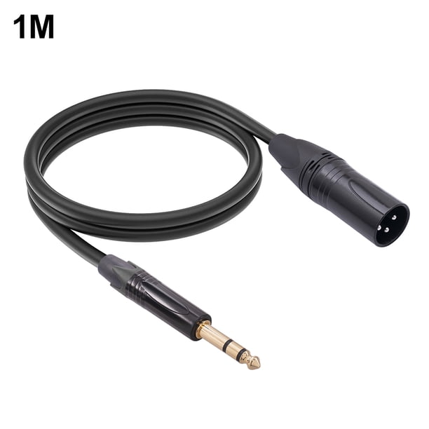 6.35mm TRS To XLR Jack Audio Cable TRS To 3 PIN XLR Balanced Interface Cable(1m)