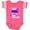 Football Pink and White, variant on Inktastic I Wear Purple for My Great Grandma Pancreatic Cancer Awareness Boys or Girls Baby Bodysuit