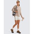 thumbnail image 3 of CRZ YOGA Pima Cotton Boat Neck Top,Workout, Loose Fit, Hip Length, Long Sleeve Shirts for Women, 3 of 6