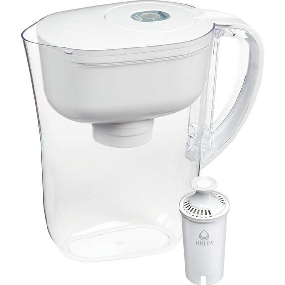 Brita Metro 6-Cup Water Filter Pitcher, BPA-Free, Replaces 1,800 Bottles