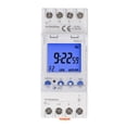 thumbnail image 1 of Interruptor Temporizador Carril DIN Digital, 24 Horas 7 Días Interruptor Temporizador Programable 16A 12VDC 2 Canales Para Electrodomésticos Y Hogares, 1 of 7