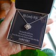 thumbnail image 3 of Pour Ma Femme, Vous Êtes la Raison Infini Noeud Collier Message Carte, 3 of 7