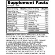 Equate One Daily Womens Multivitamin/Multimineral Supplement Tablets for Womens Health, 100 Count, Compare to One a Day® Womens