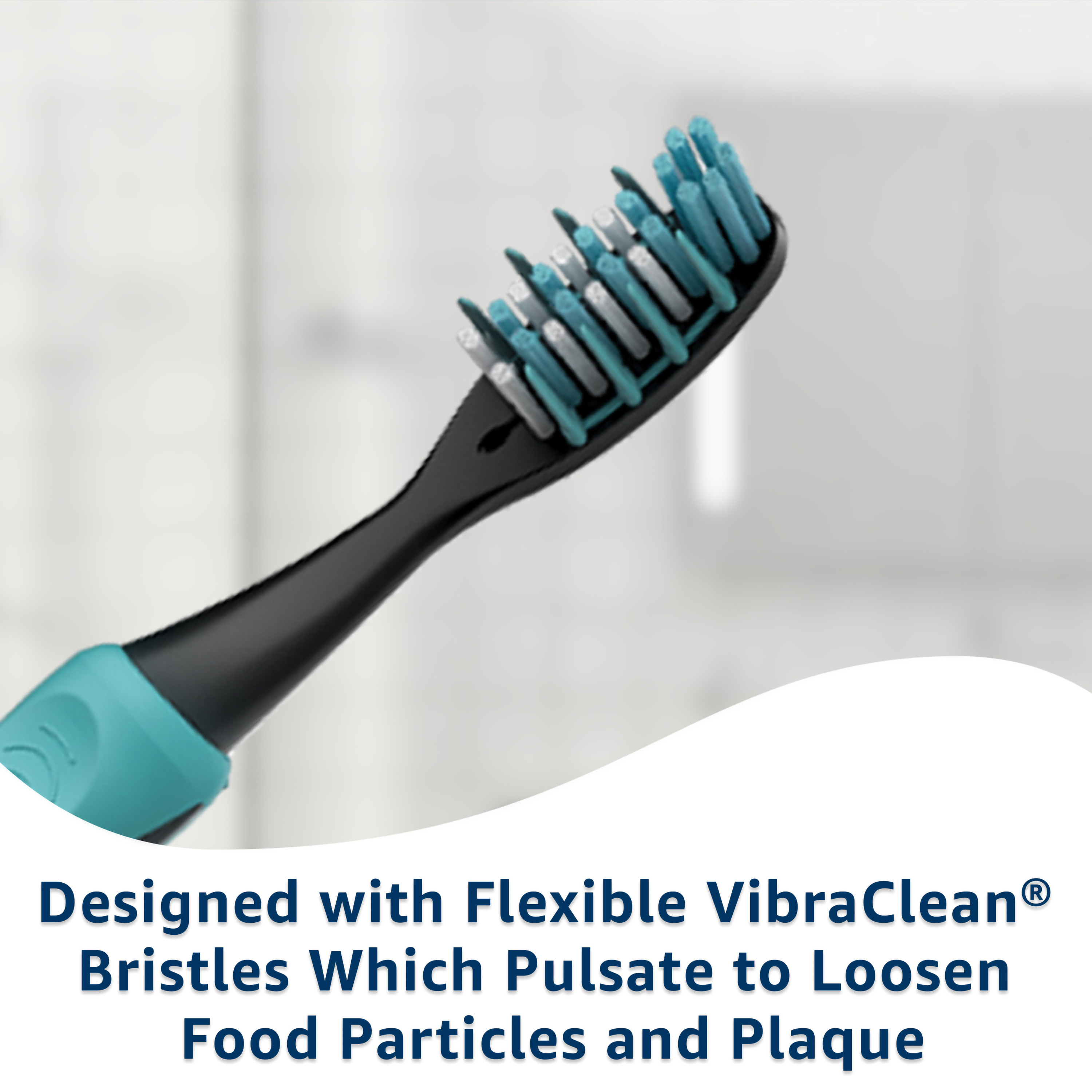 Equate Polaris Deep Cleaning VibraClean Toothbrush, Deep Cleaning Soft Bristles, Helps Remove Plaque, 2 Count - image 6 of 12