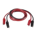 thumbnail image 1 of Double Ended Test Lead Alligator Clip Wire Jumper Cable 1.3meter Long 2pcs, 1 of 3