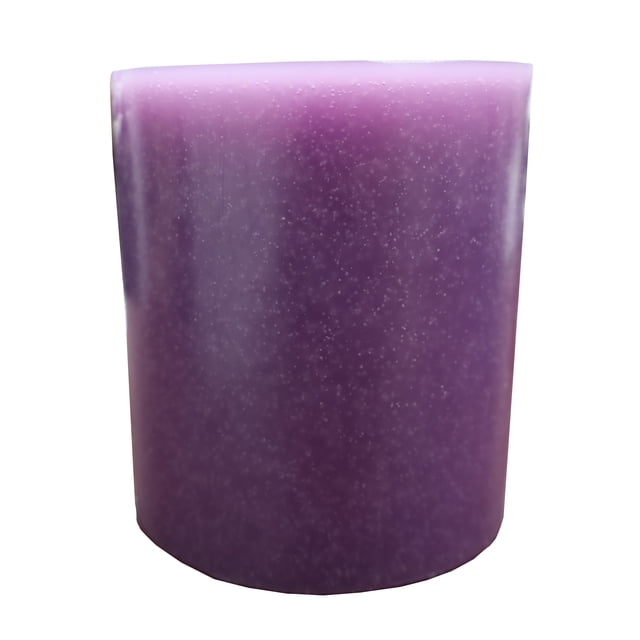 Vela Energética El Bazar Store Naranja con Base de Acero