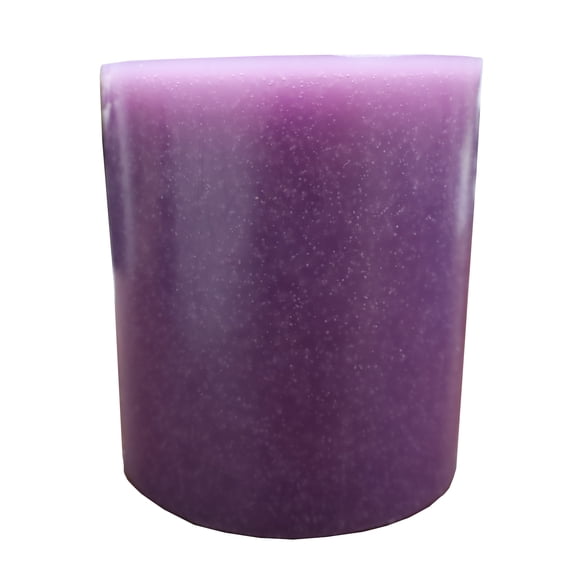 Vela Energética El Bazar Store Naranja con Base de Acero