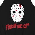 thumbnail image 3 of Friday the 13th - Ski Mask And Logo - Men's Jersey Tank Top, 3 of 5